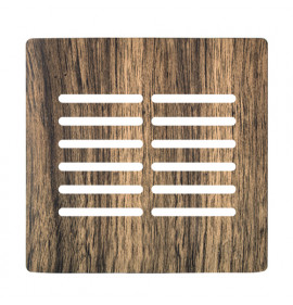 Placa p/ 12 Interruptores (especial) 4x4 - Novara Caravalho